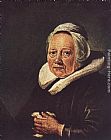 Gerrit Dou Portrait of an Old Woman painting